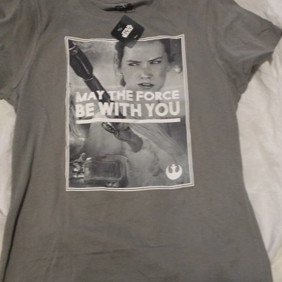 Star Wars REY "May The Force Be With You" Shirt - Picture 2 of 2